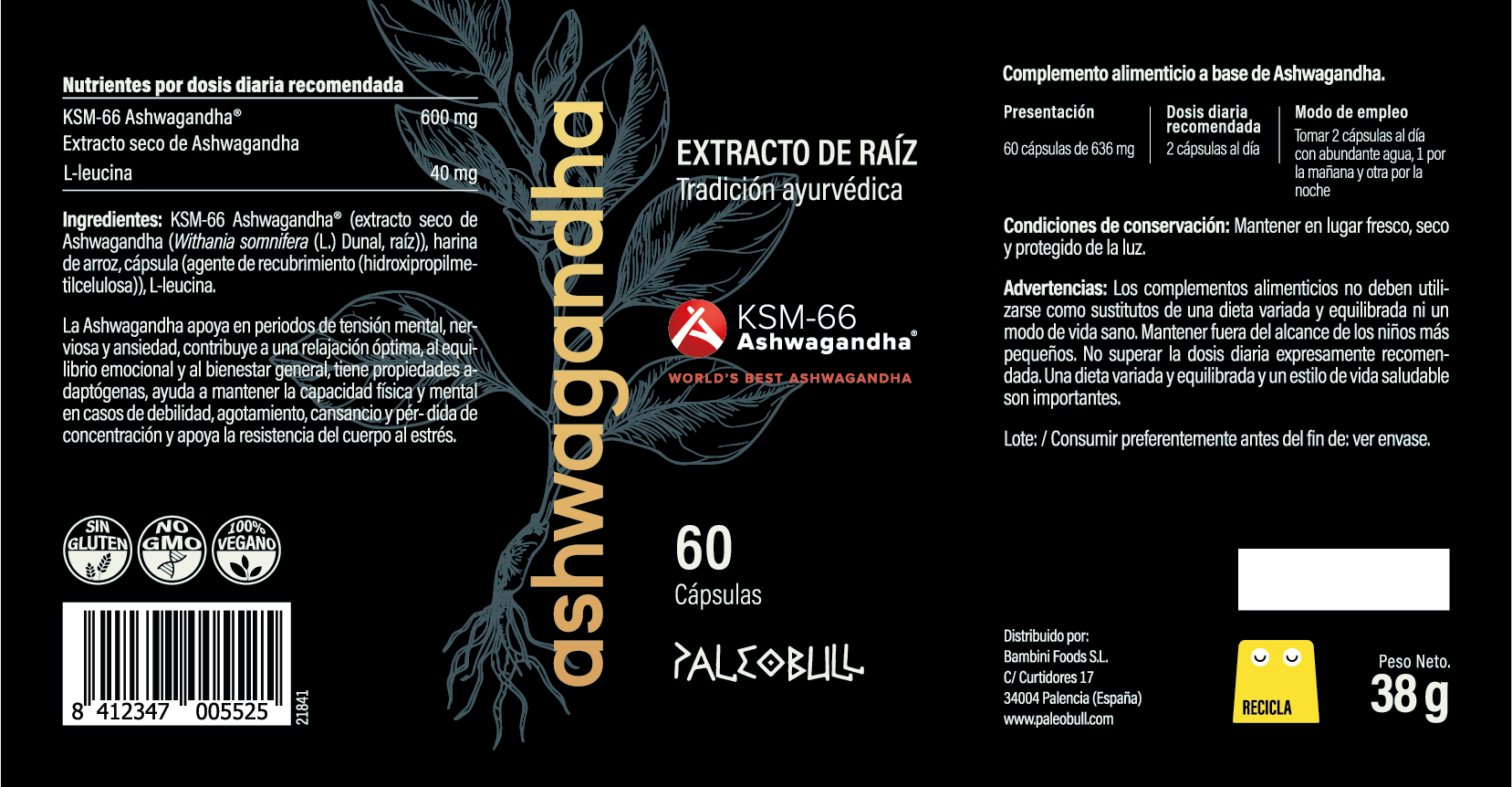 paleobull-ashwagandha-ksm-66-g-lules-60-g-lules image 3