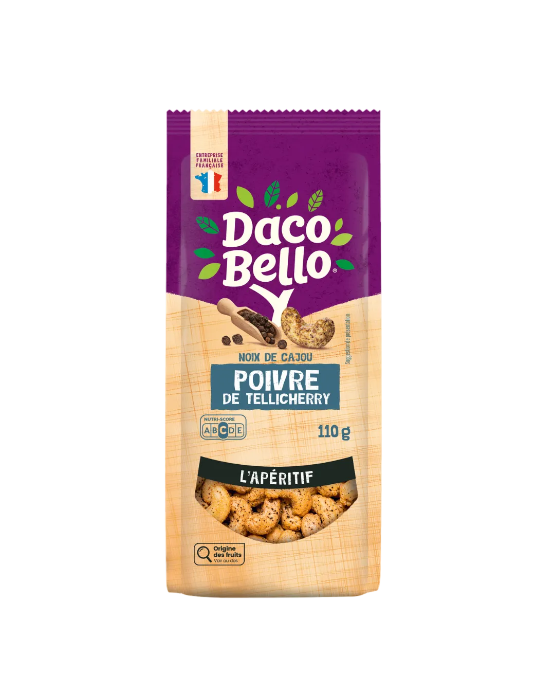 daco-bello-mix-noix-de-cajou-poivre-tellicherry-110g-ap-ritif image 1