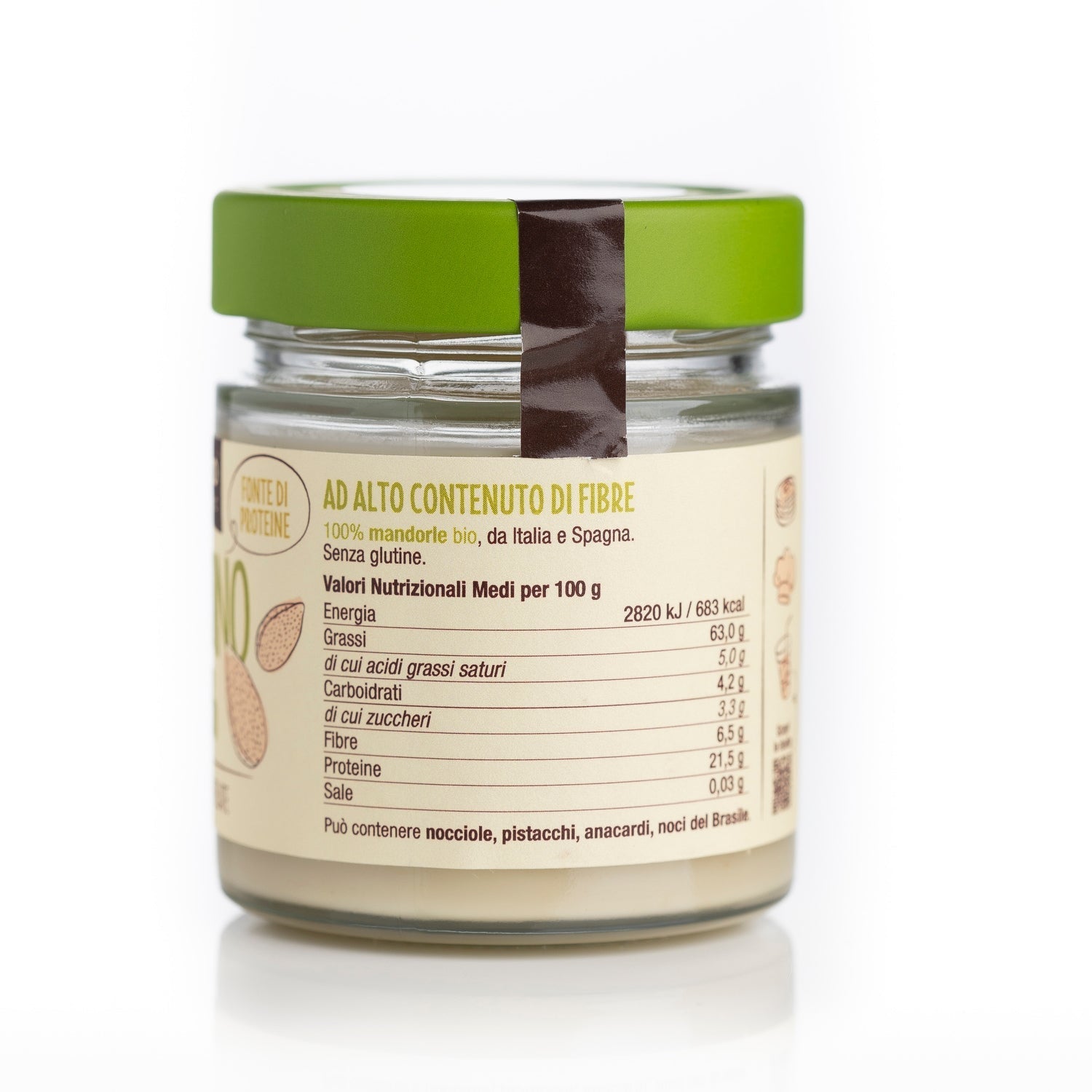 damiano-amandino-pur-e-amande-crunchy-bio-180g image 5