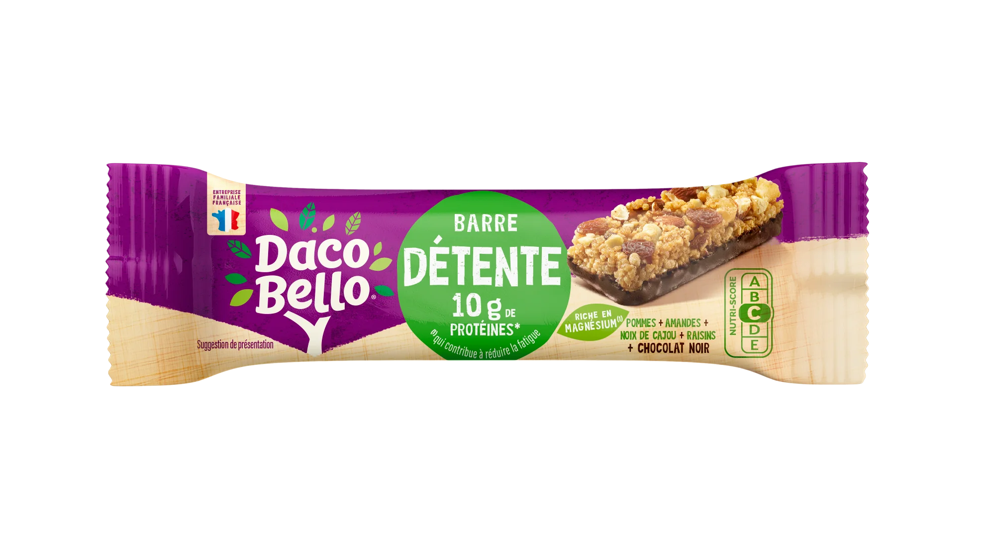 daco-bello-d-tente-barre-prot-in-e-42g-pomme-chocolat image 1