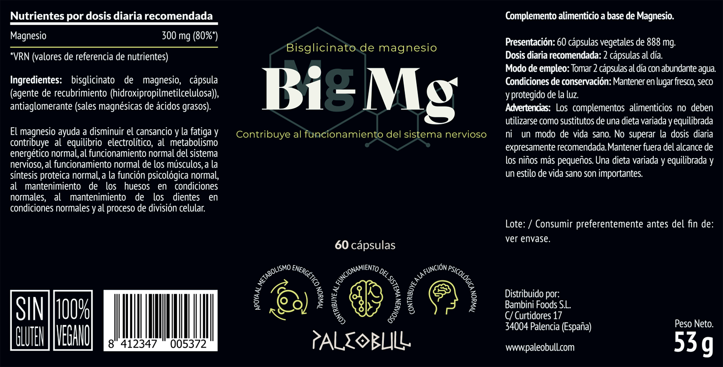 paleobull-capsules-bisglycinate-magn-sium-g-lules-v-g-tales-x60 image 3