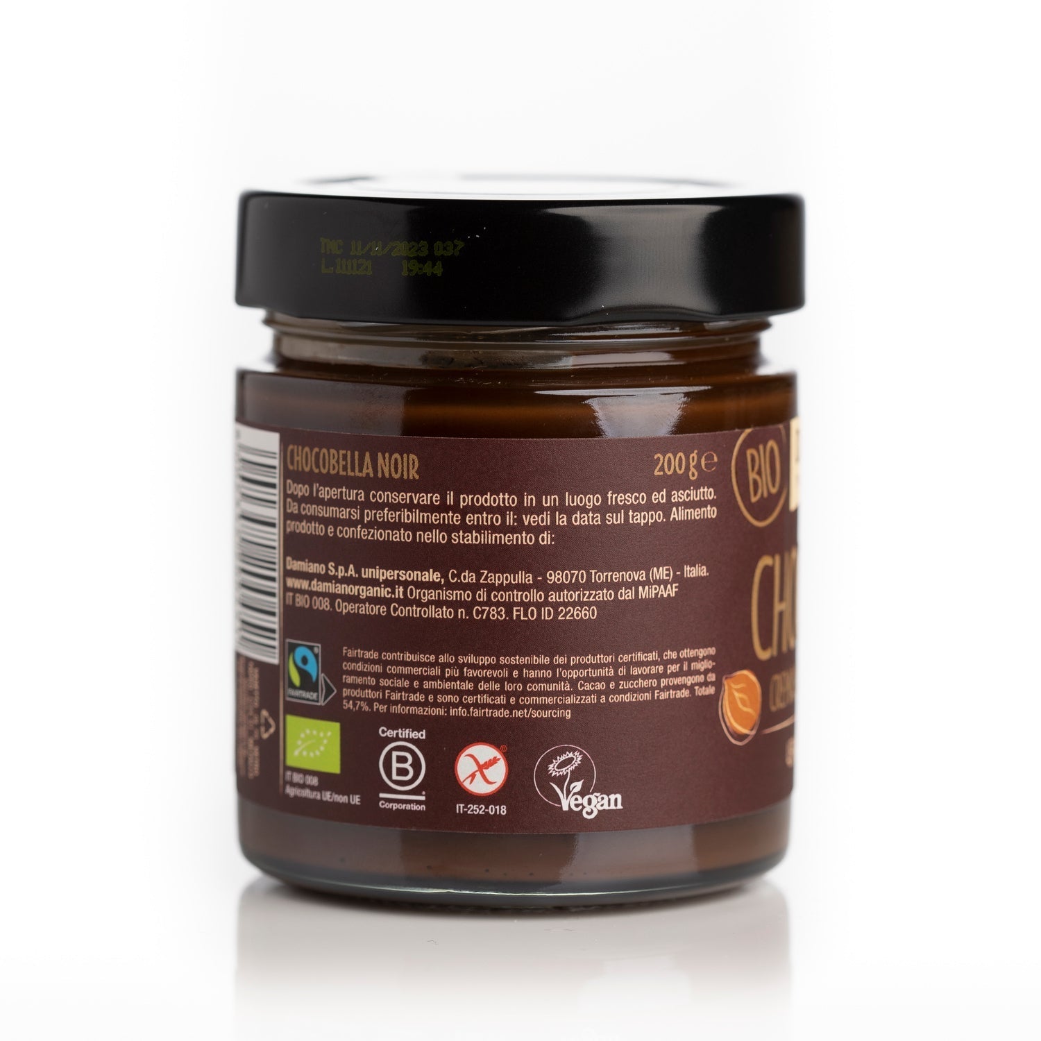 damiano-chocobella-noir-cr-me-chocolat-200g-vegan-bio image 4