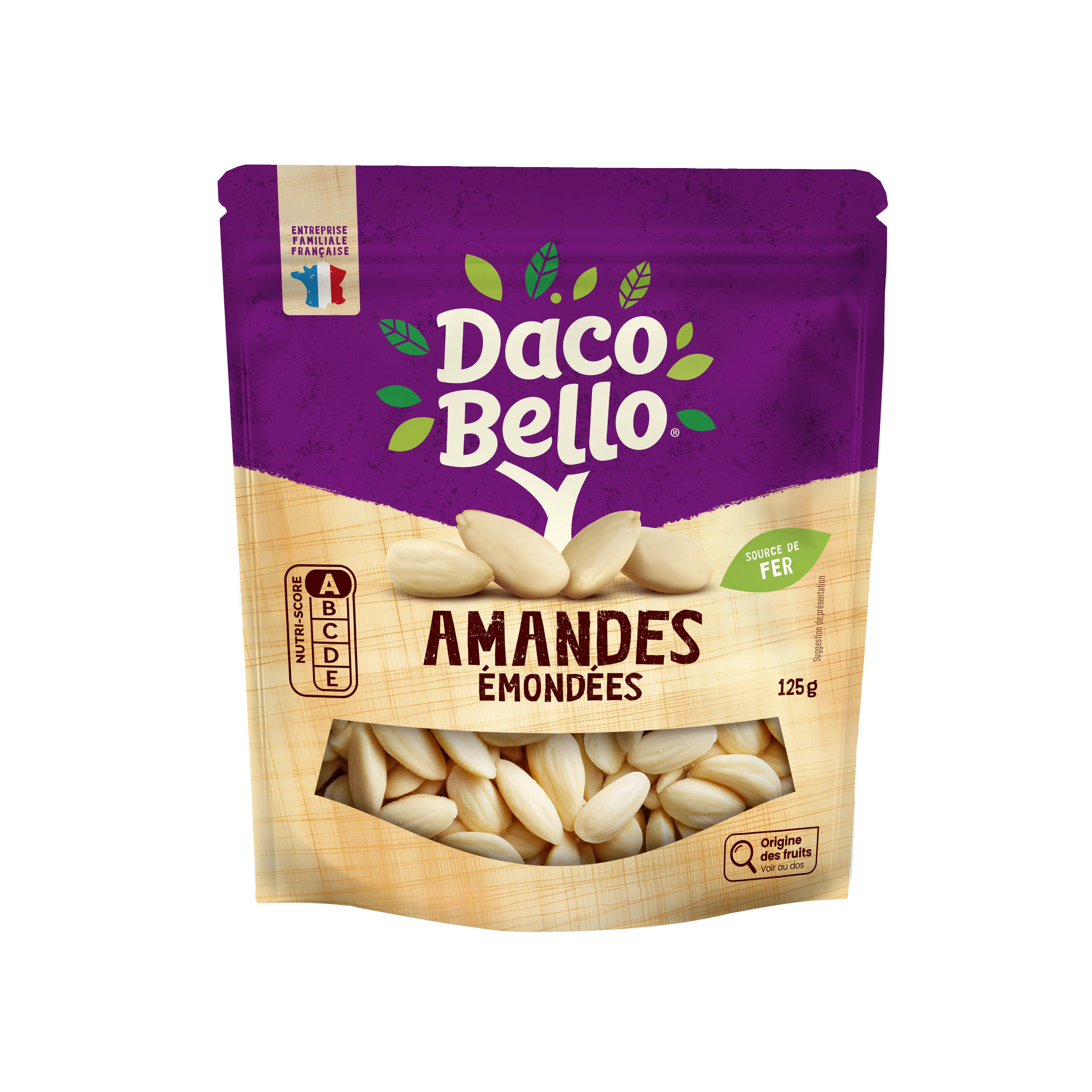 daco-bello-mix-amandes-mond-es-grill-es-125g image 1