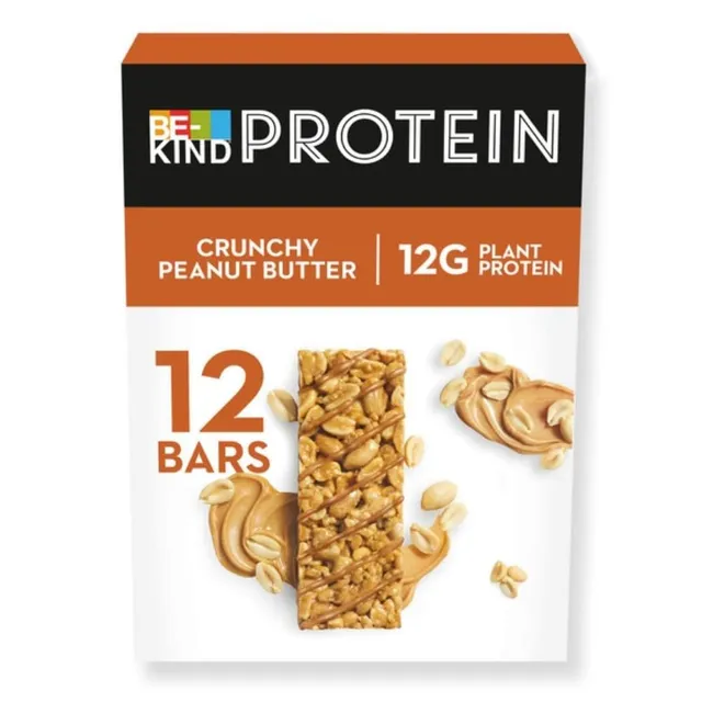 be-kind-protein-barres-beurre-cacahu-tes-croquant-12x50g image 1