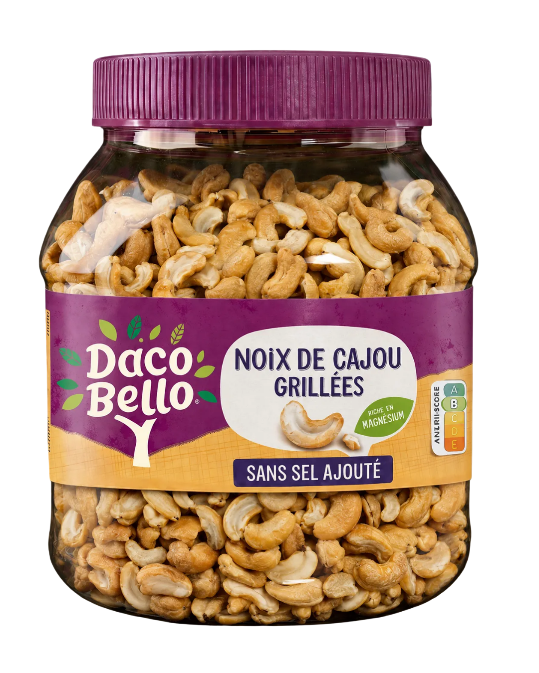 daco-bello-mix-noix-de-cajou-grill-es-sans-sel-pot-1kg image 1
