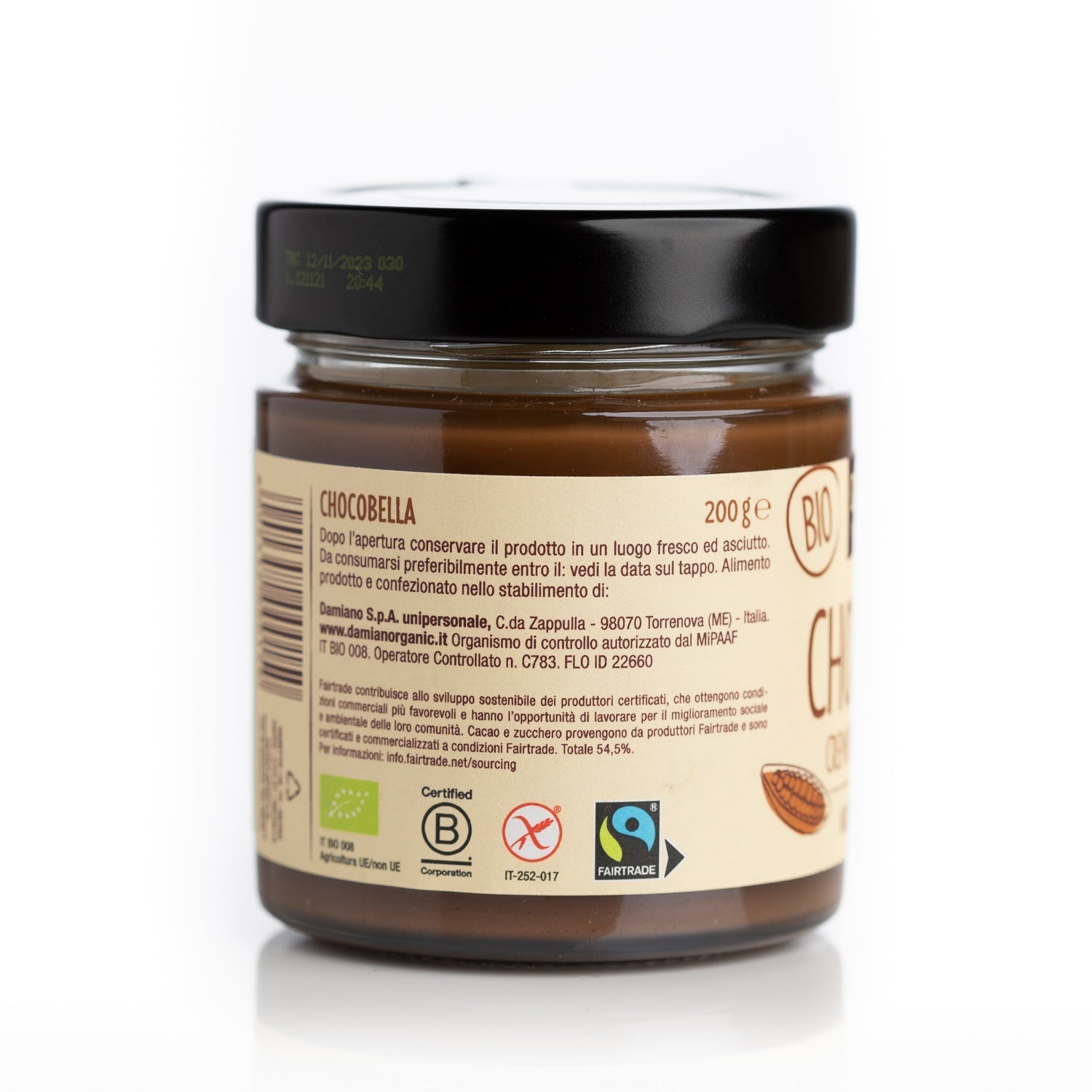 damiano-chocobella-classique-p-te-tartiner-chocolat-200g image 4