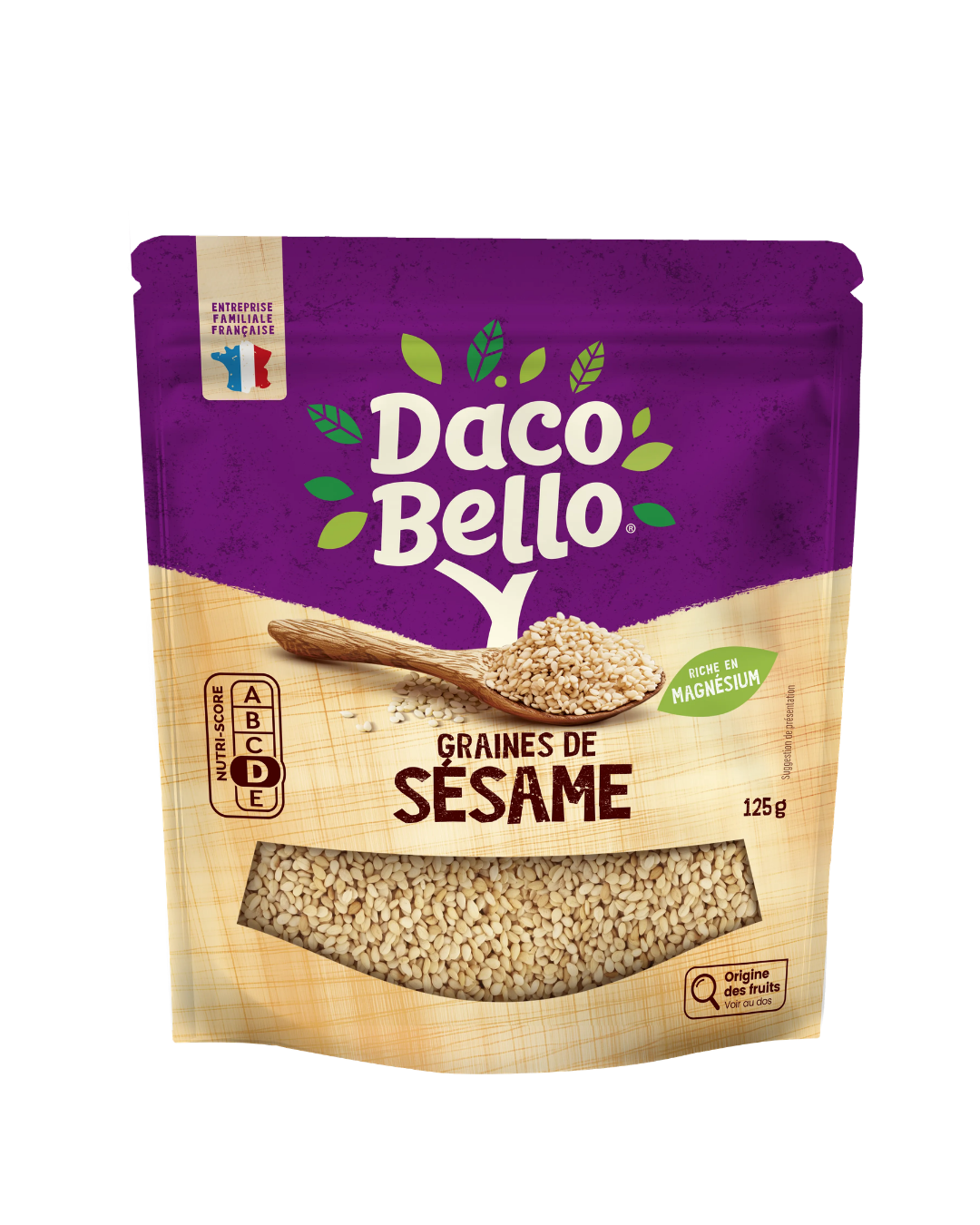 daco-bello-mix-graines-de-s-same-d-cortiqu-es-125-g-croquantes image 1