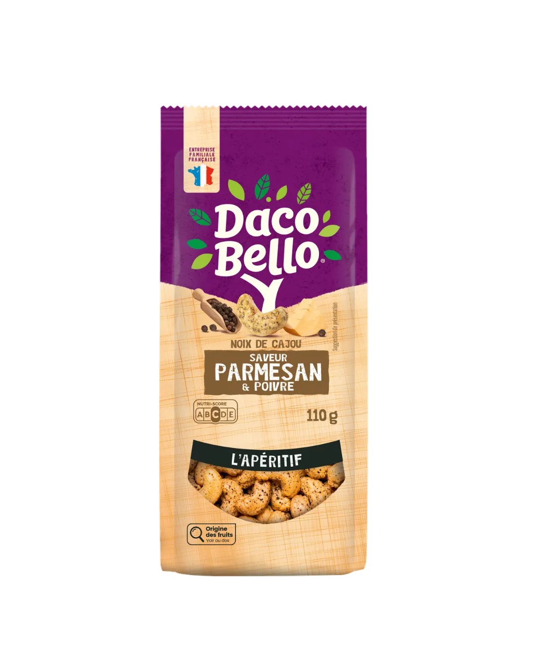 daco-bello-mix-noix-de-cajou-parmesan-poivre-110g-ap-ritif image 1