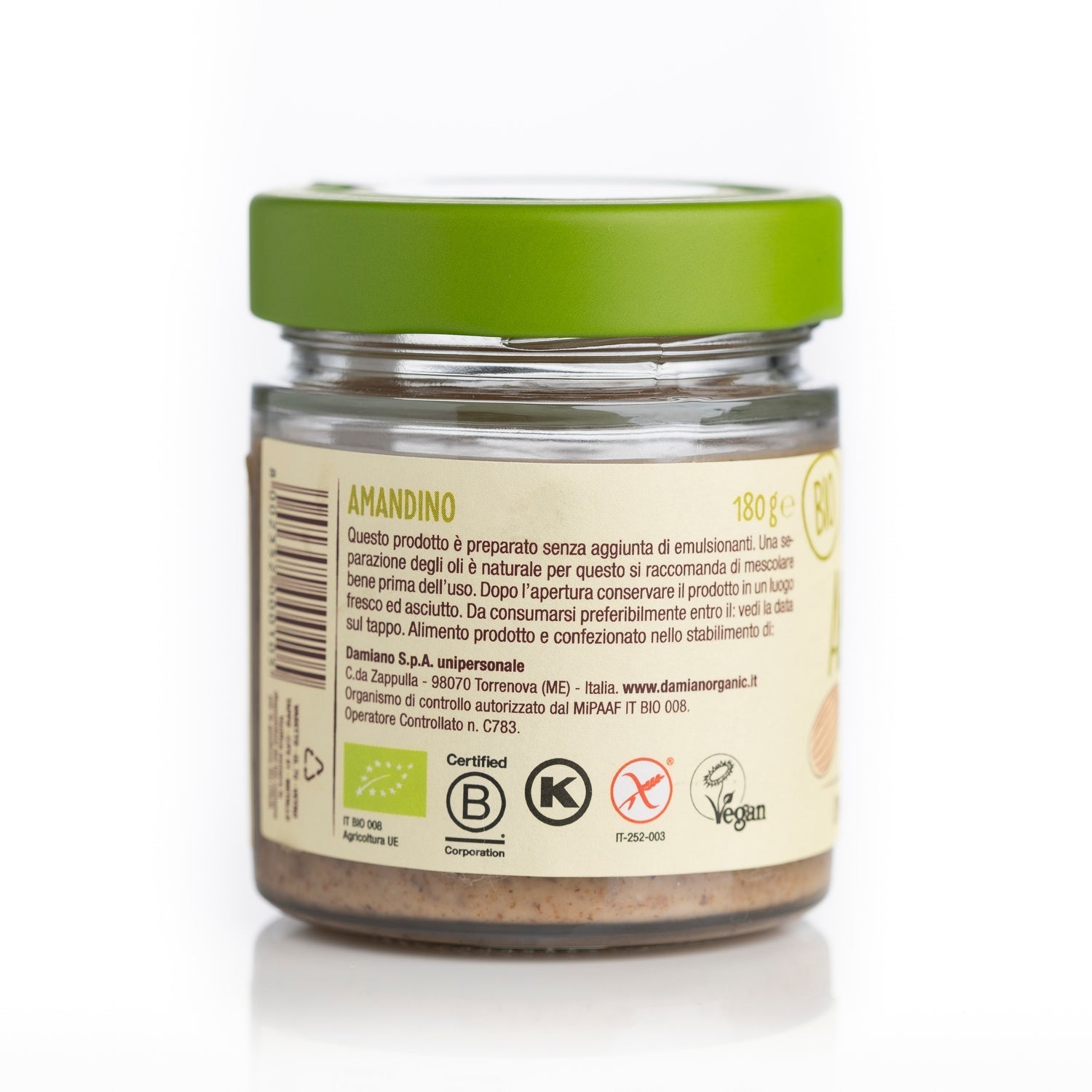 damiano-amandino-pur-e-amande-compl-te-bio-180g image 4