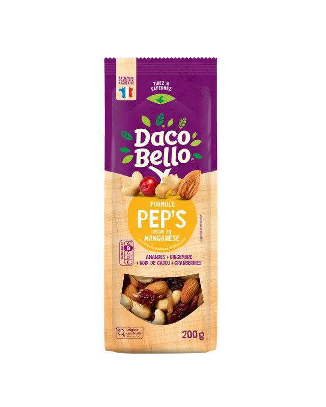 daco-bello-formule-peps-gingembre-cranberries-200g image 1