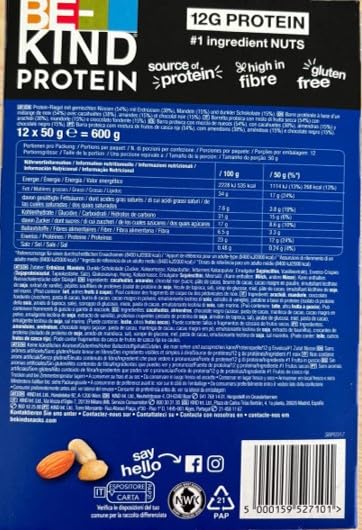 be-kind-protein-barres-prot-in-es-noix-chocolat-noir-12x50g image 8