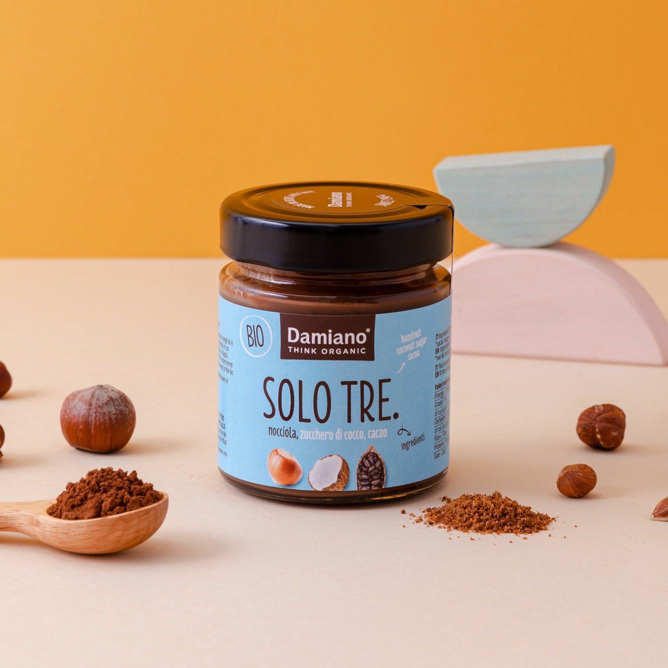damiano-organic-solo-tre-p-te-tartiner-noisette-180g-bio image 1