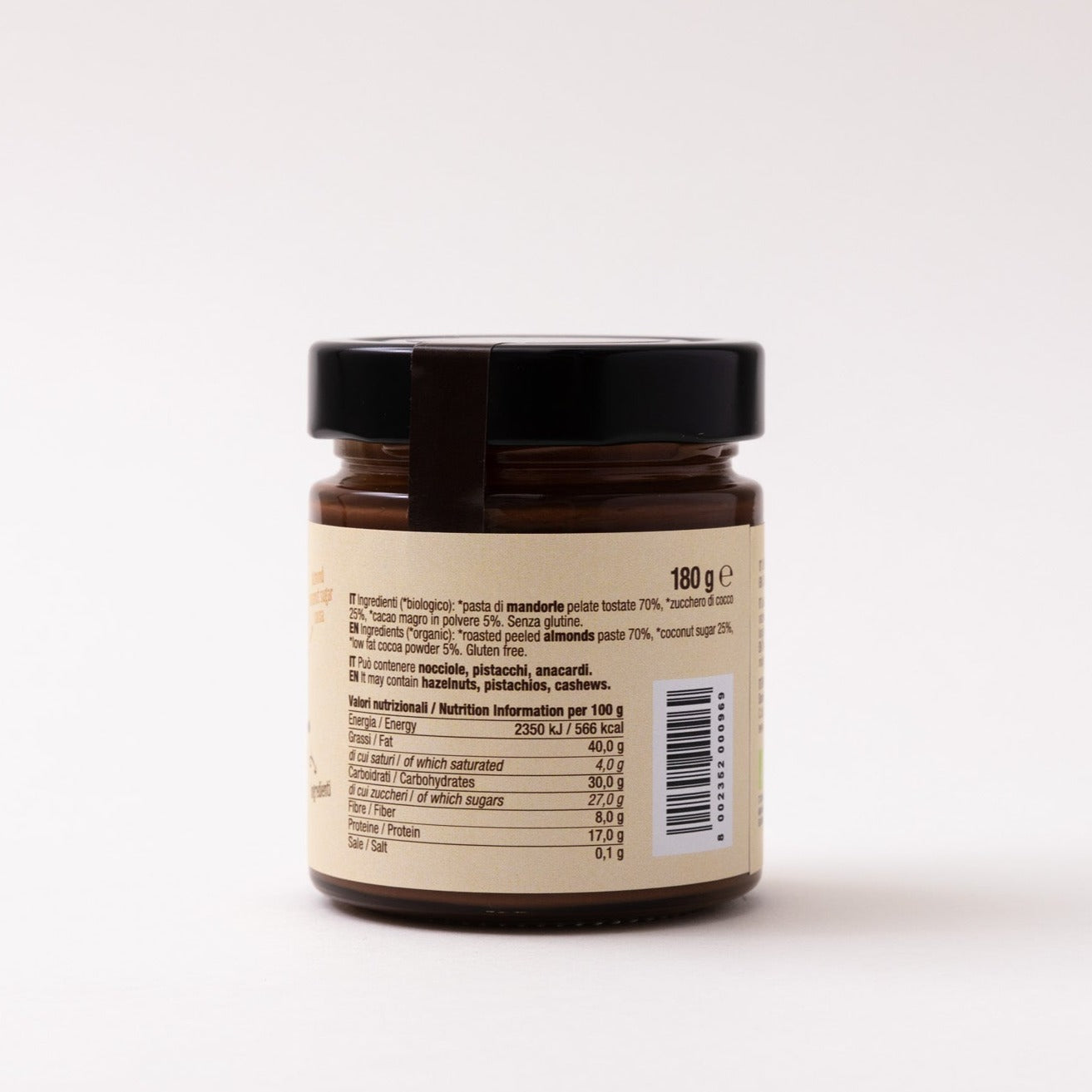 damiano-tre-ingredienti-p-te-amande-cacao-coco-bio-180g image 4