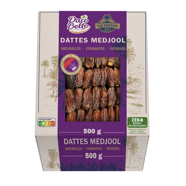 daco-bello-dattes-medjool-maroc-500g-moelleuses image 1