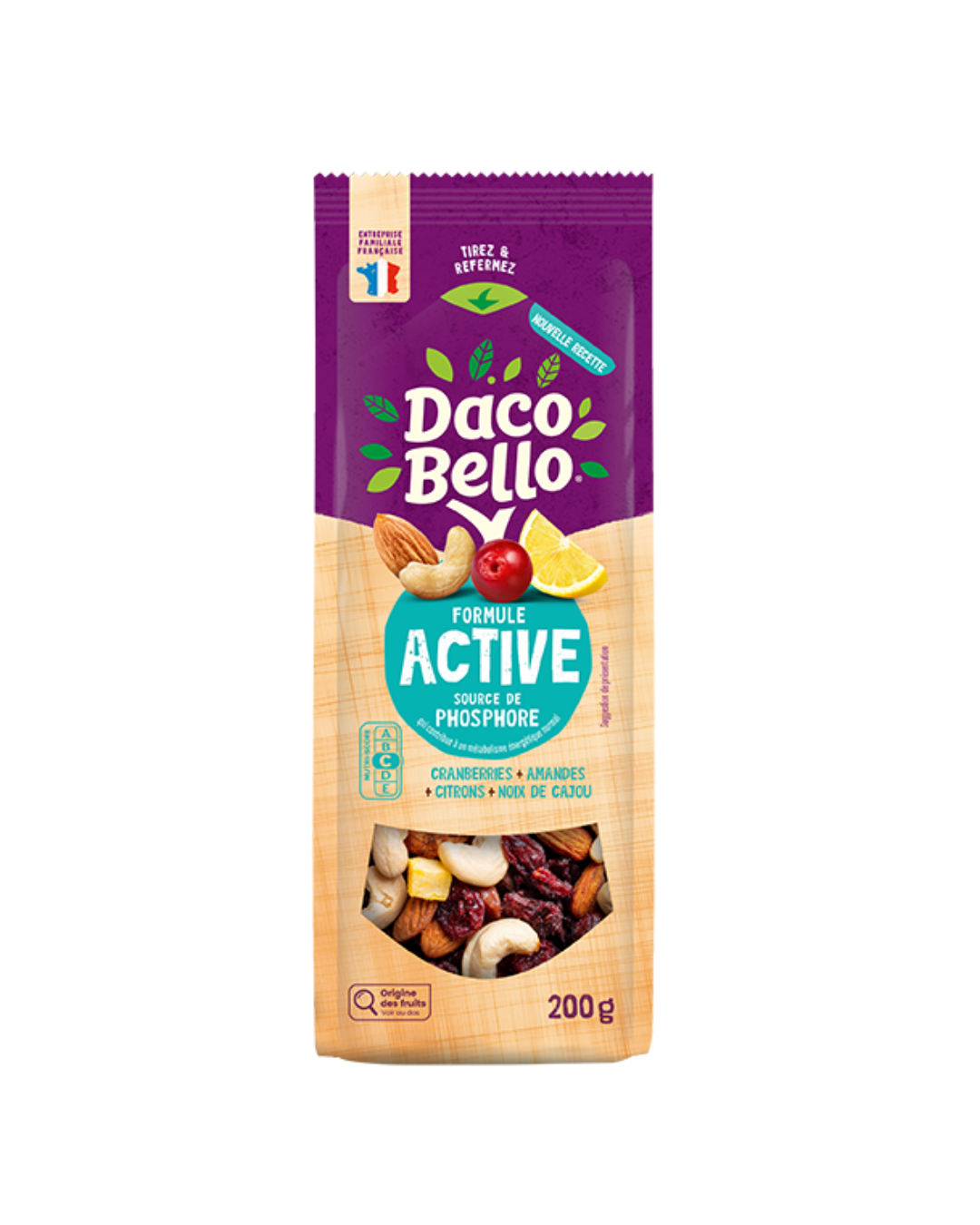 daco-bello-formule-active-200g-m-lange-cranberries-citron image 1