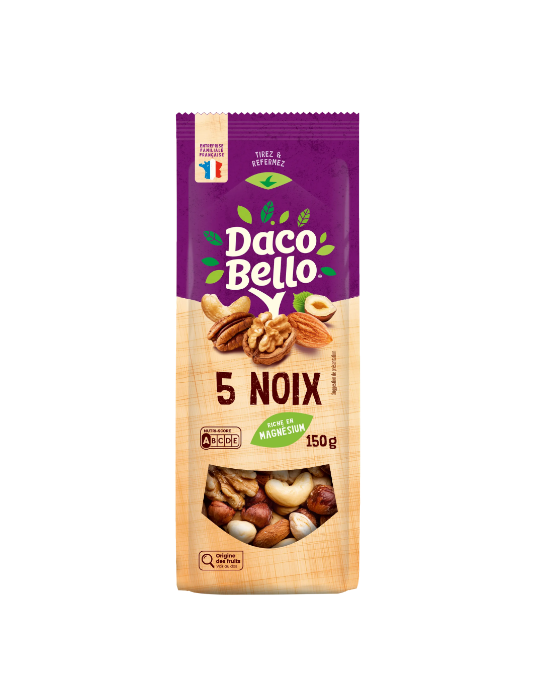 daco-bello-mix-5-noix-nature-150g-sans-sel image 1