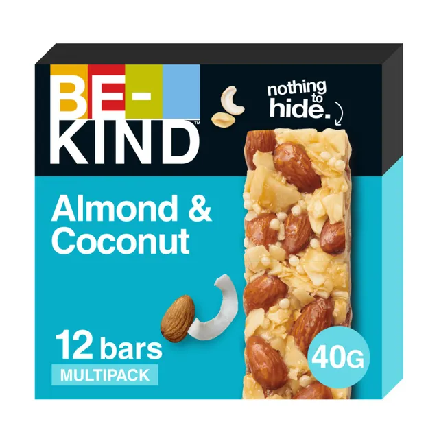be-kind-protein-almond-coconut-barre-amandes-coco-x12 image 1