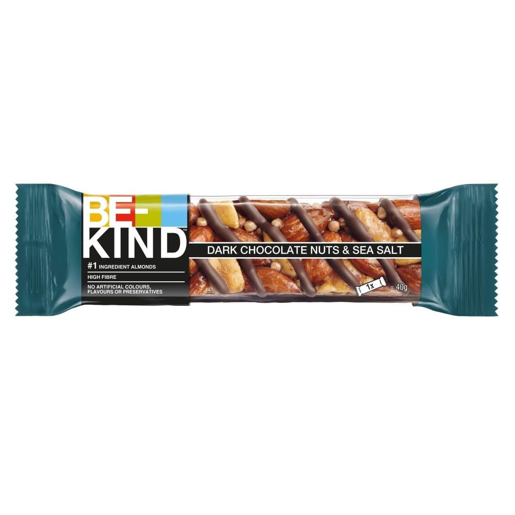 be-kind-barres-c-r-ales-chocolat-noir-amandes-sel-marin-12x40g image 2