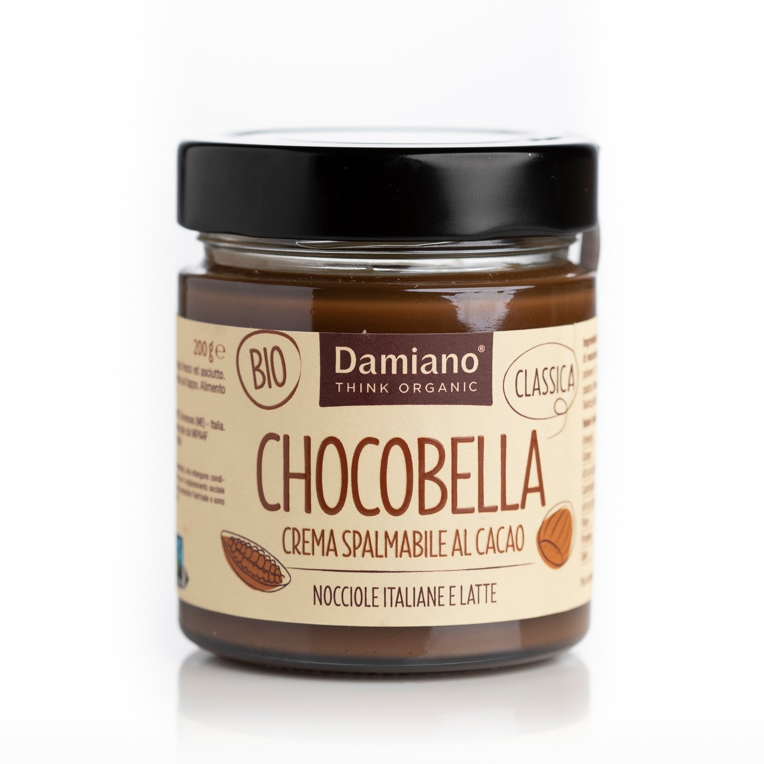 damiano-chocobella-classique-p-te-tartiner-chocolat-200g image 3