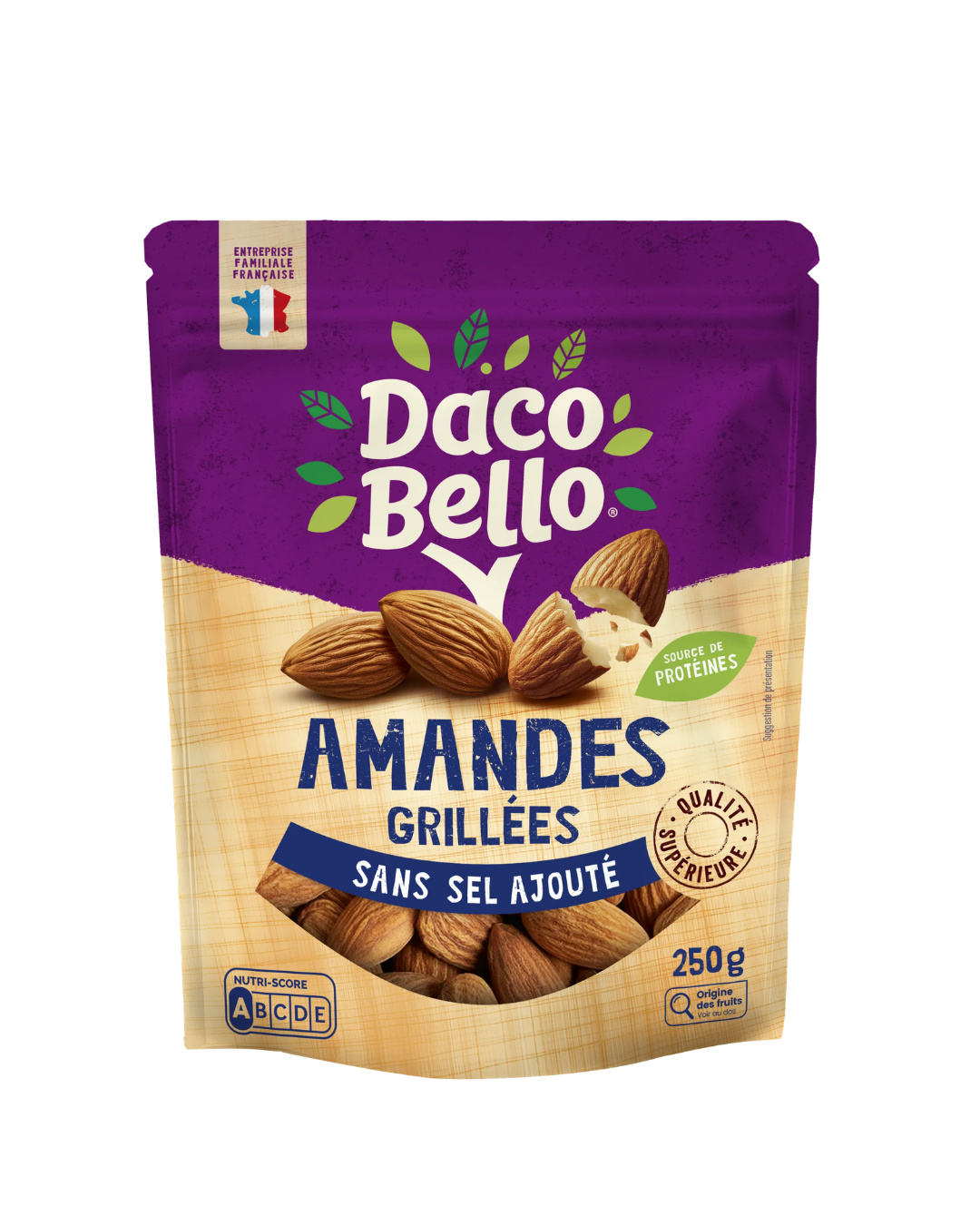 daco-bello-mix-amandes-grill-es-sans-sel-ajout-250g-snack image 1