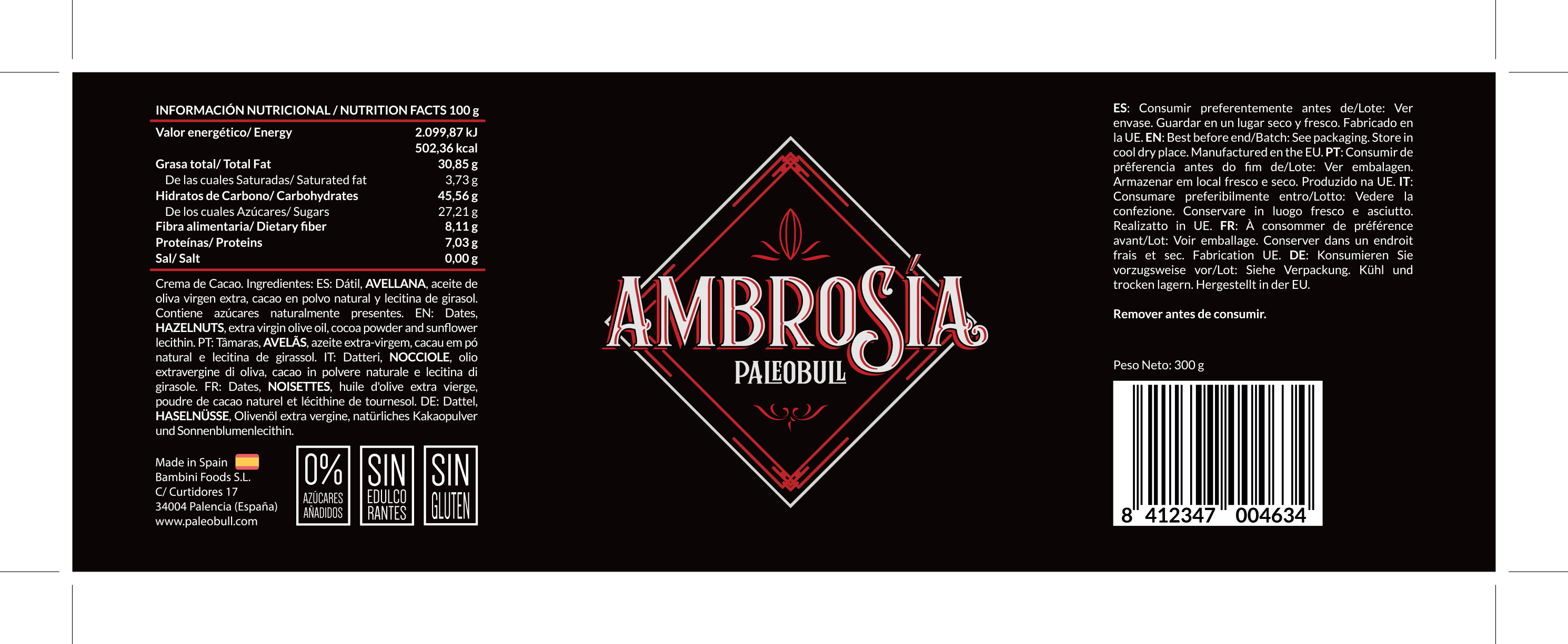 paleobull-ambros-a-p-te-tartiner-cacao-noisettes-300-g-dattes image 4