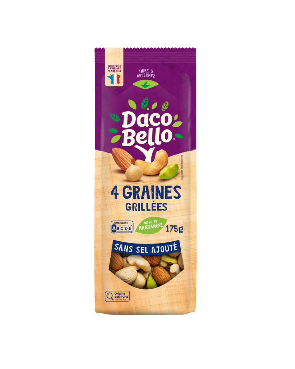 daco-bello-mix-4-graines-m-lange-ap-ritif-175g-sans-sel image 1