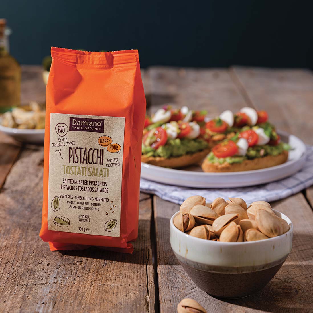 damiano-organic-aperitivi-pistaches-coque-sal-es-150g image 2