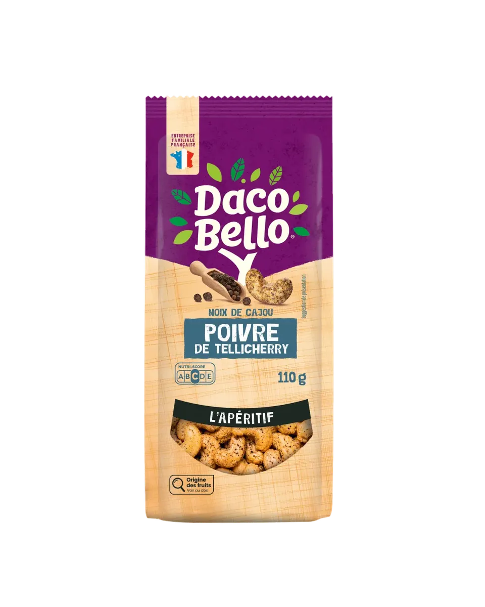 daco-bello-mix-noix-de-cajou-poivre-tellicherry-110g-ap-ritif image 1