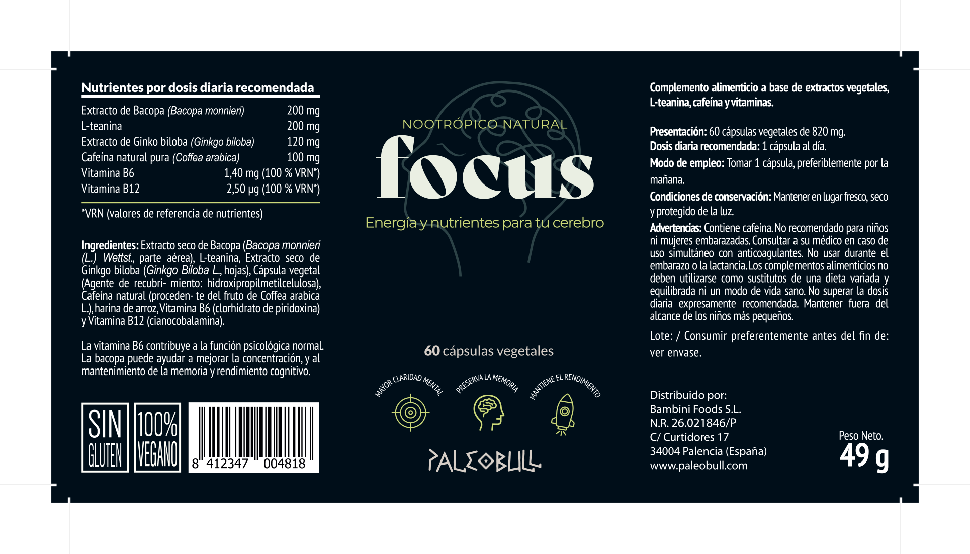paleobull-focus-caf-ine-bacopa-l-th-anine-g-lules-60-m-moire image 3