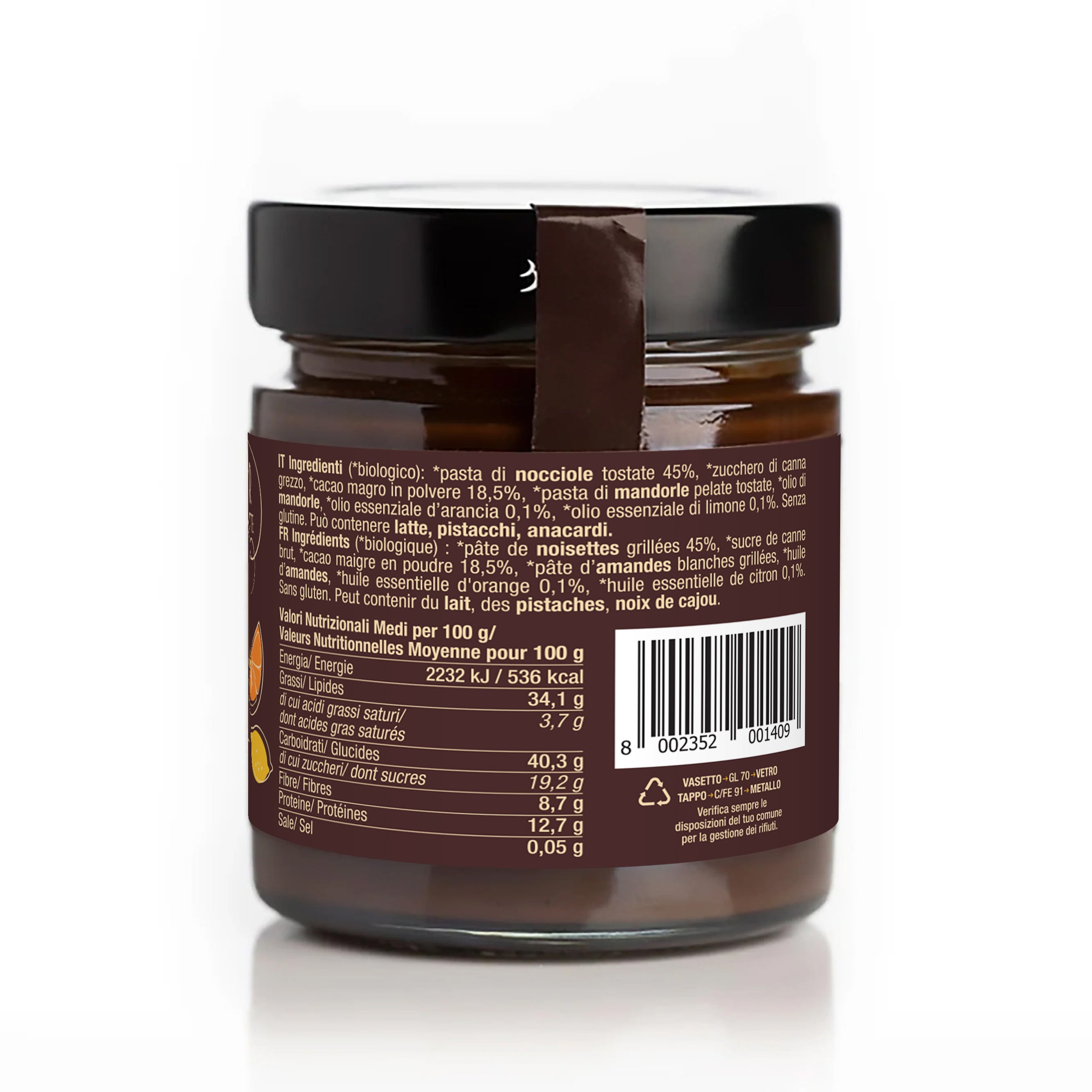damiano-chocobella-noir-p-te-tartiner-agrumes-200-g image 5