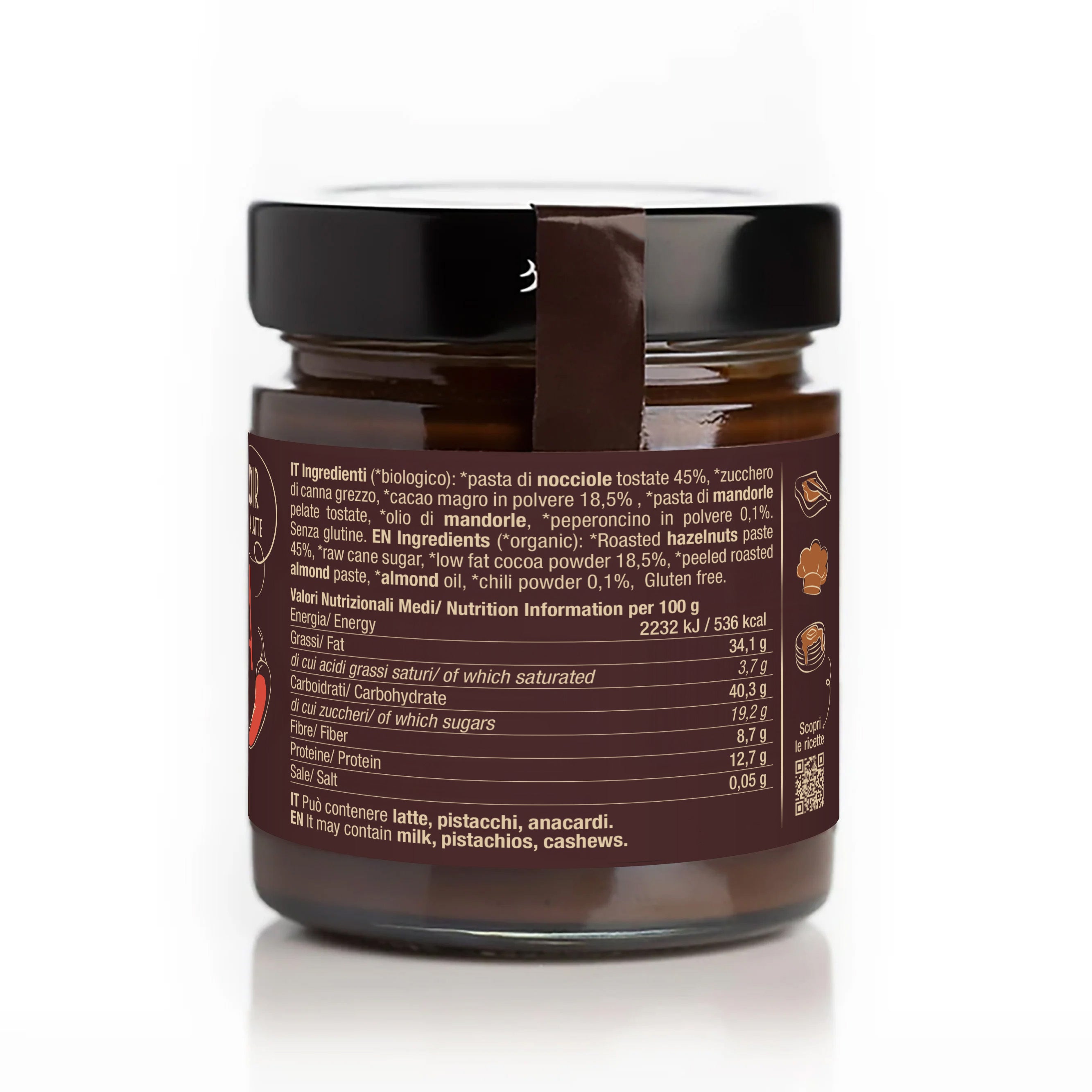 damiano-chocobella-noir-p-te-tartiner-piment-200-g image 5