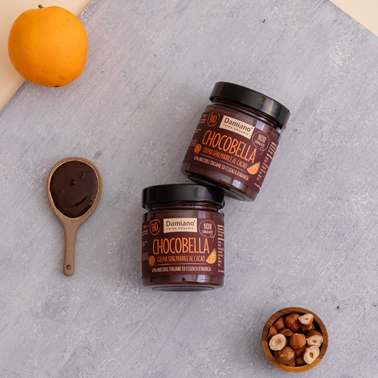 damiano-chocobella-noir-p-te-tartiner-orange-chocolat-fondant-200g image 2
