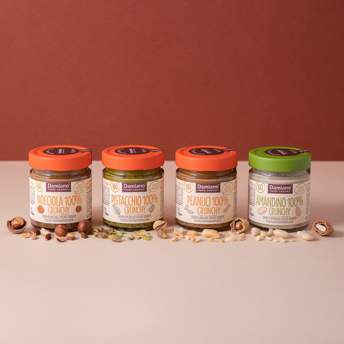 damiano-crunchy-selection-pur-e-100-coffret-4x180-g image 1