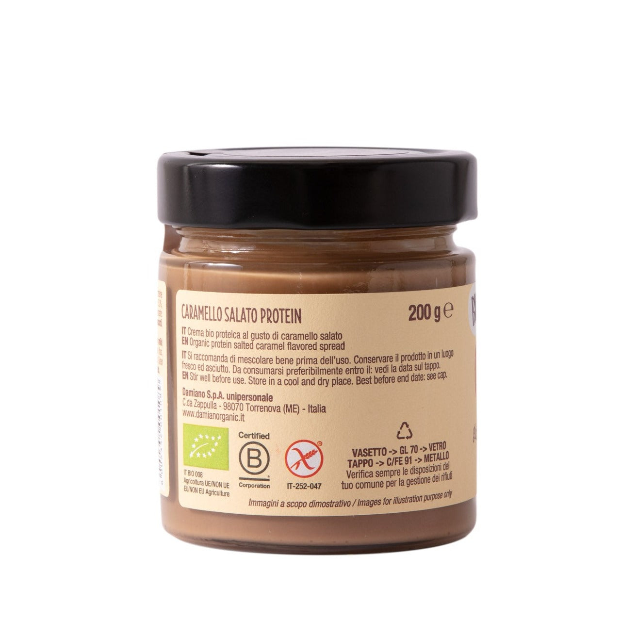 damiano-proteiche-caramel-sal-cr-me-prot-in-e-bio-200g image 6