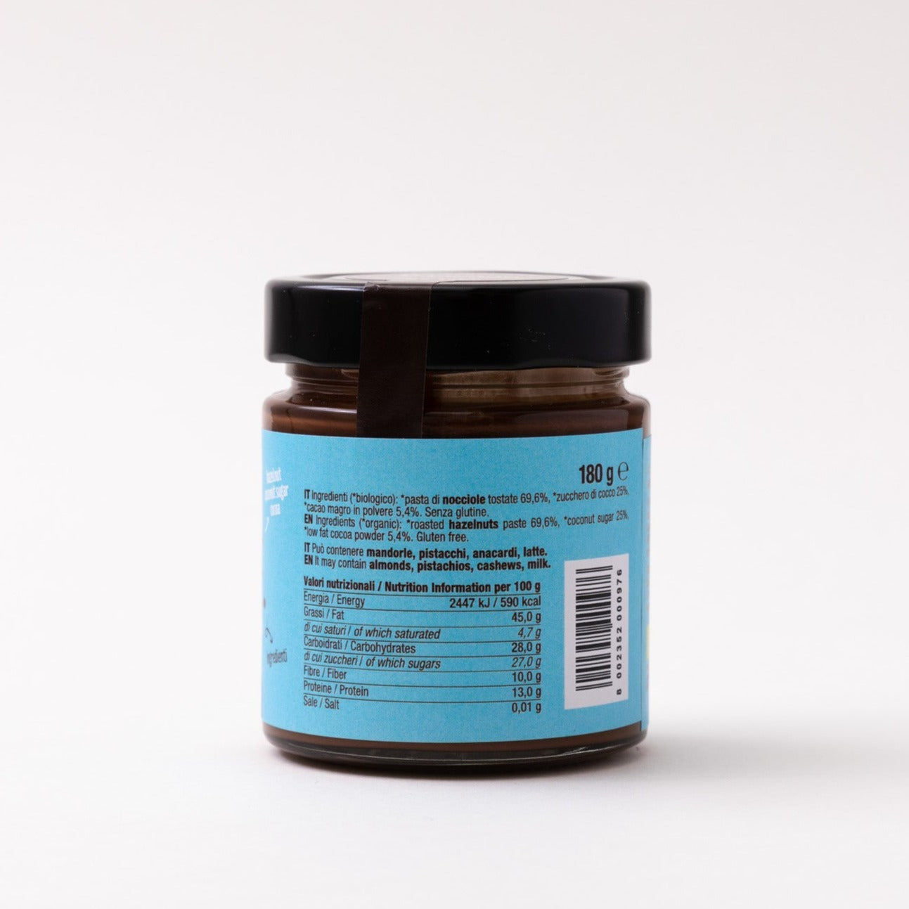 damiano-organic-solo-tre-p-te-tartiner-noisette-180g-bio image 4