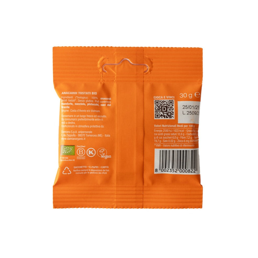 damiano-organic-snack-break-noix-de-cajou-grill-es-5x30g-bio image 4