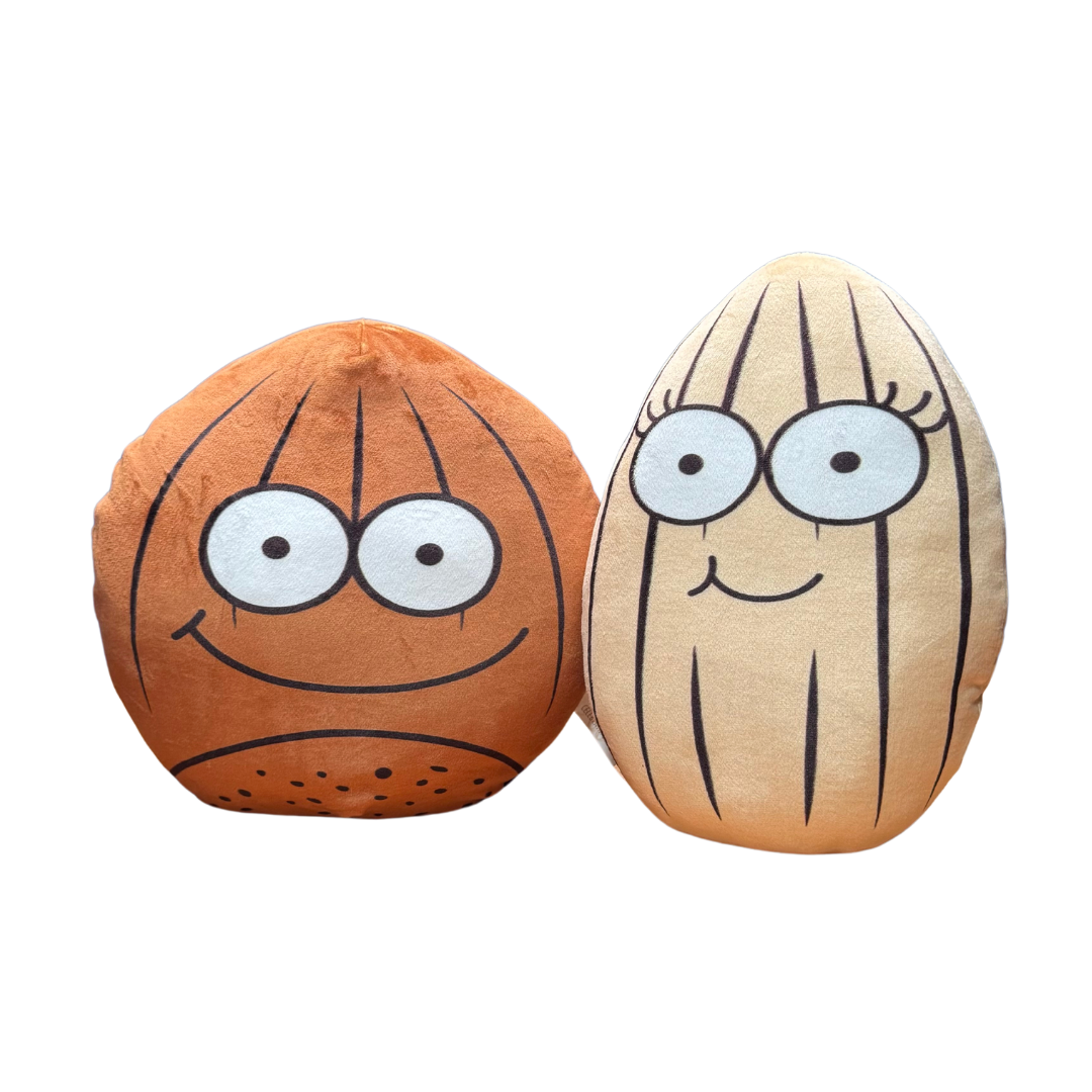 damiano-naturals-peluche-lady-mandorla-mr-nocciola-enfant image 1