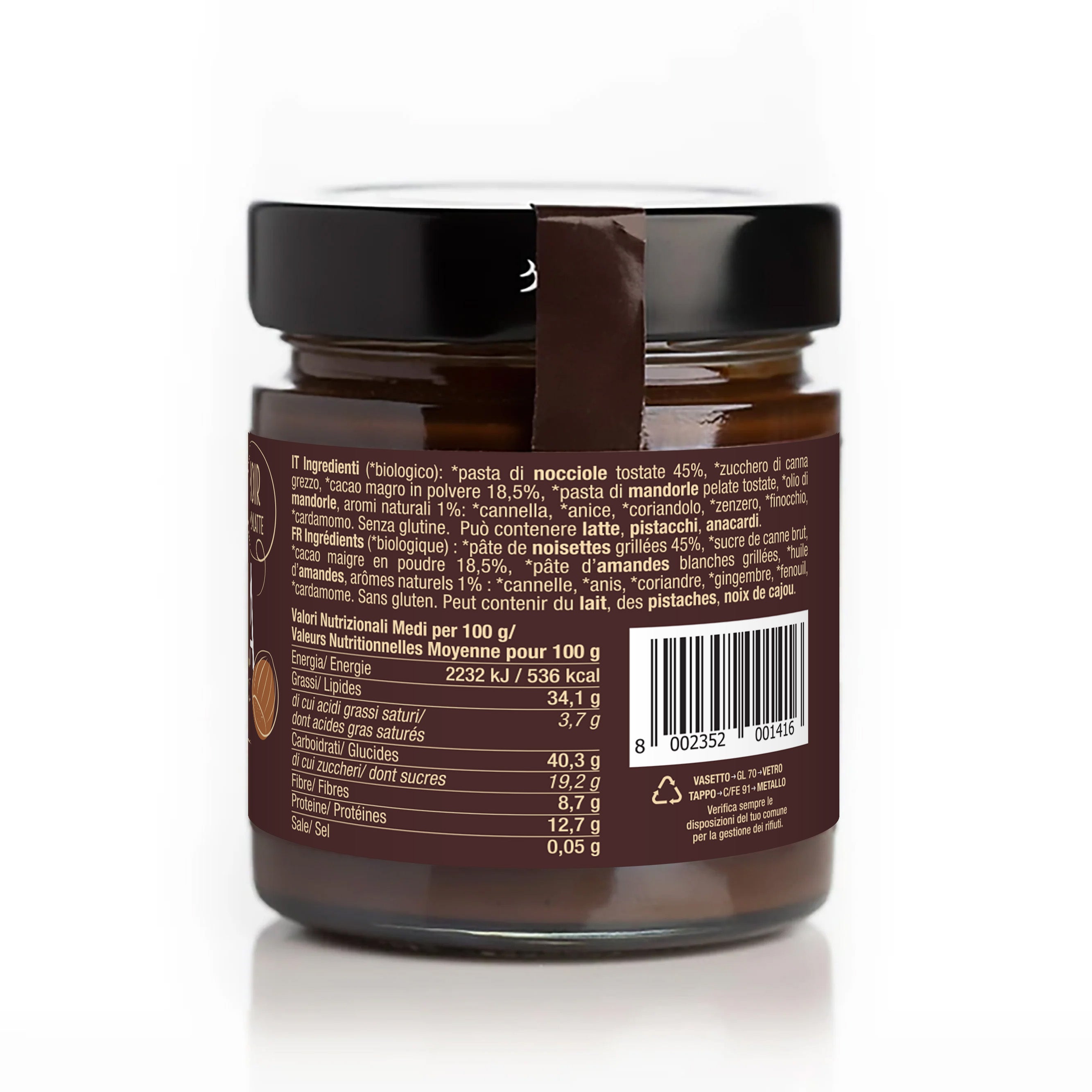damiano-chocobella-noir-p-te-tartiner-pain-d-pices-200g image 5