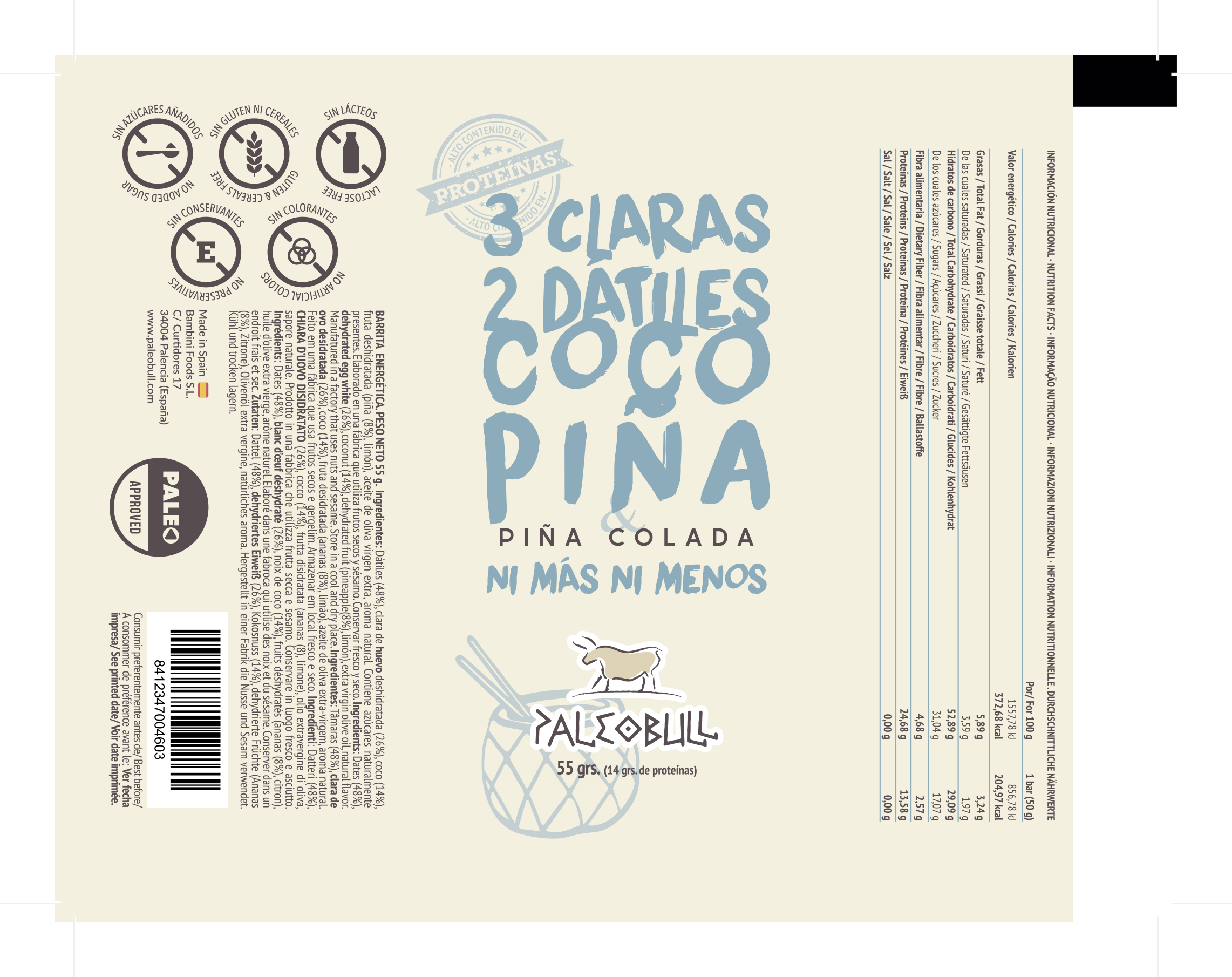 paleobull-barritas-pack-pi-a-colada-barres-ananas-coco-x15 image 2