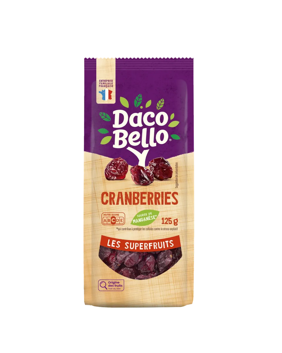 daco-bello-mix-cranberries-superfruits-125g-moelleuses image 1