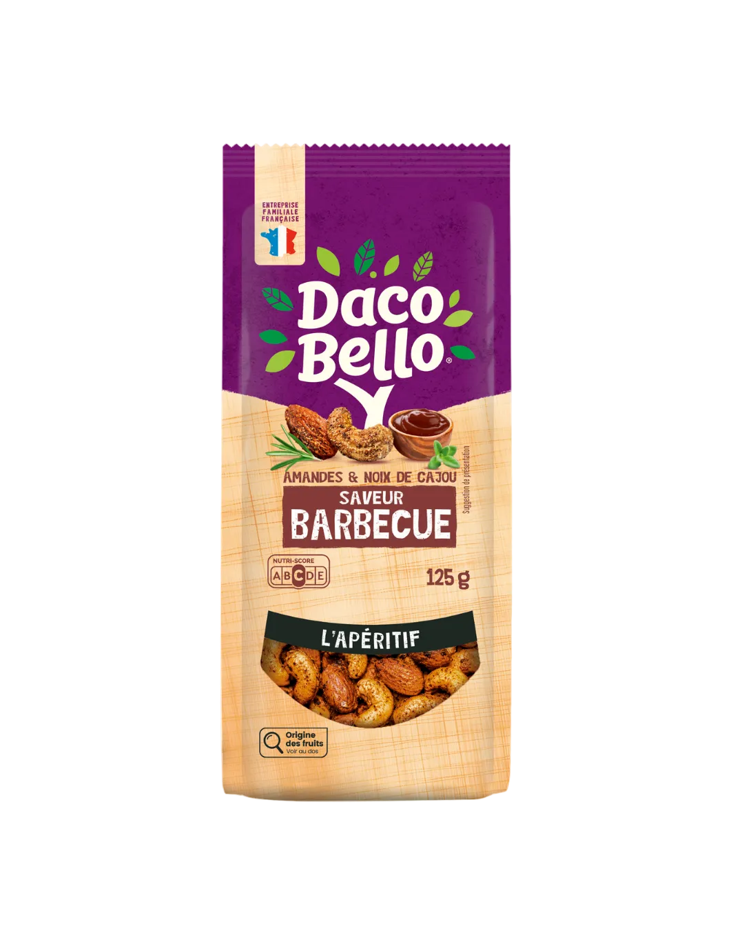 daco-bello-mix-amandes-cajou-saveur-bbq-125-g-fum image 1