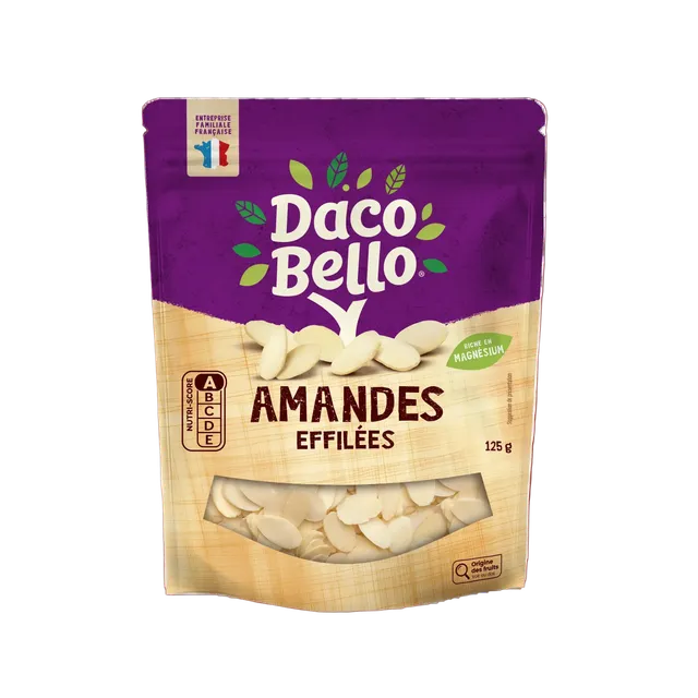 daco-bello-mix-amandes-effil-es-blanchies-125-g-dessert image 1