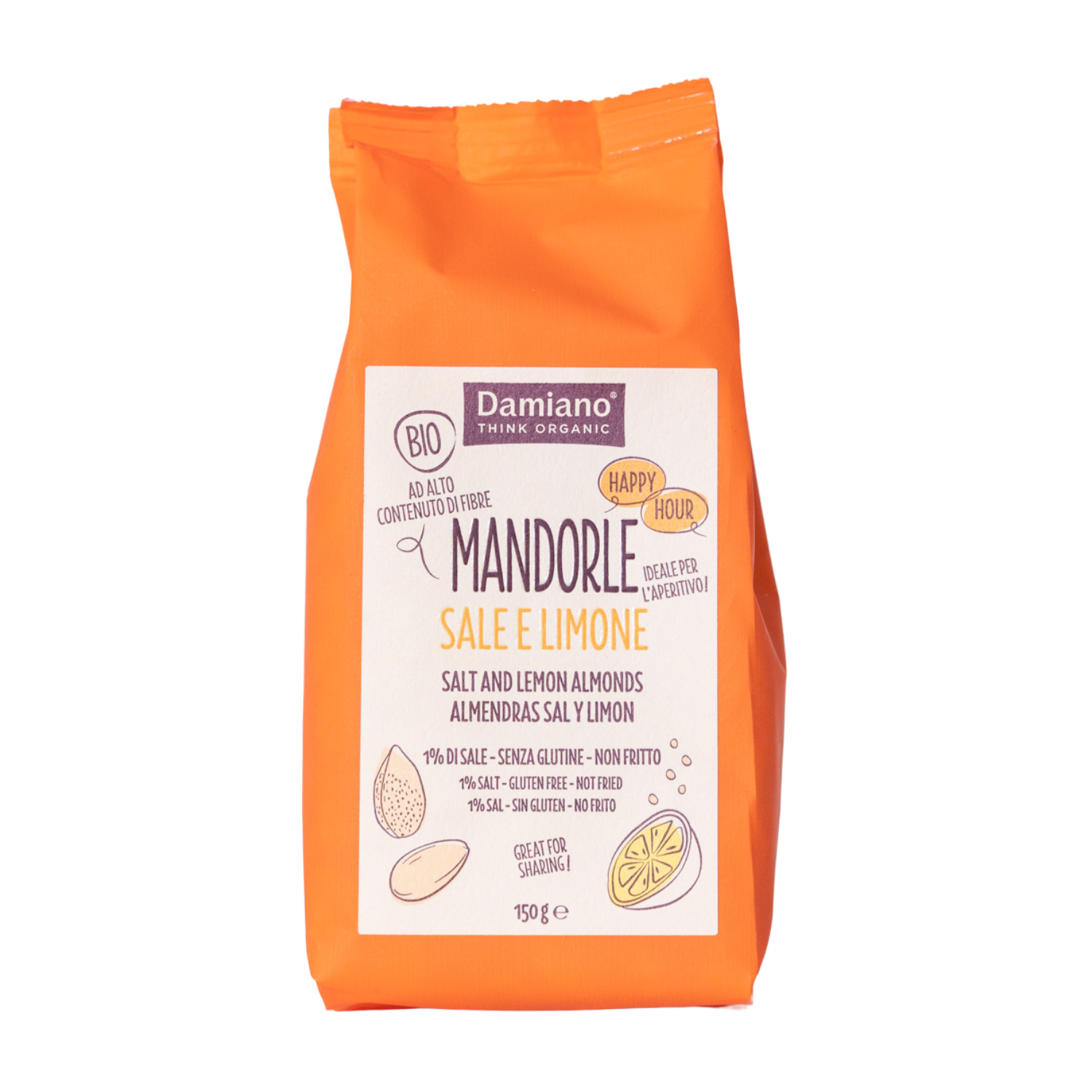 damiano-aperitivi-amandes-sel-citron-sachet-150g-bio image 3