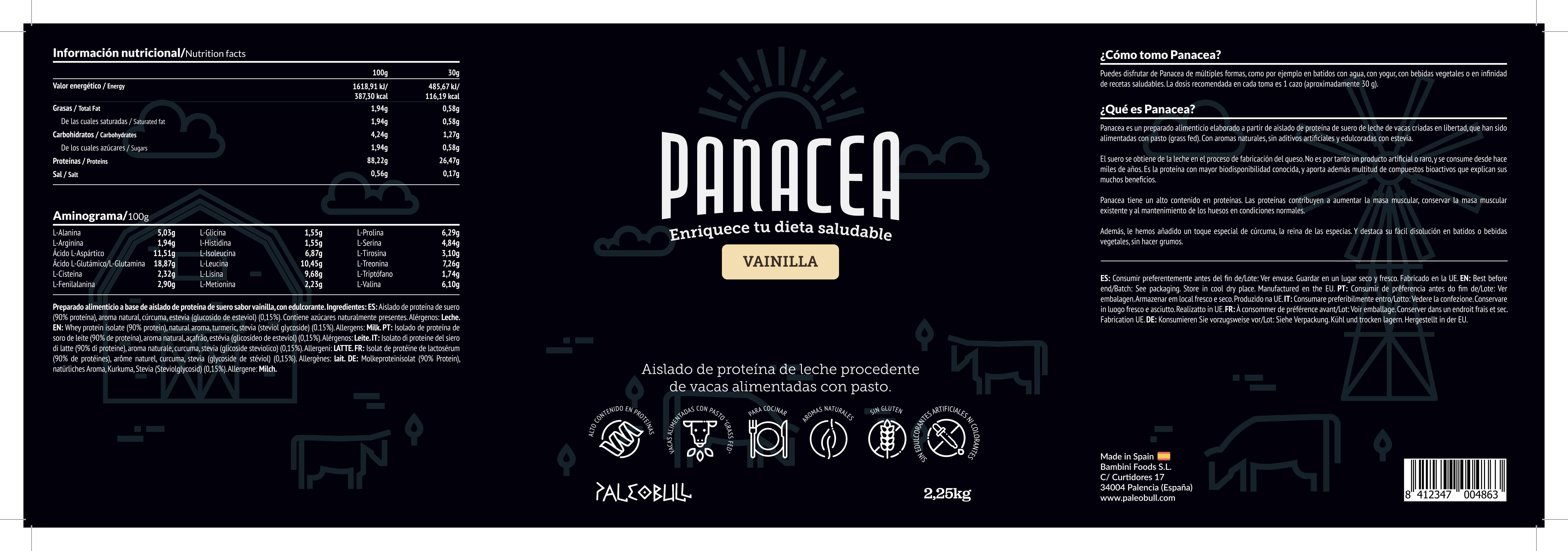 paleobull-panacea-isolat-de-whey-vanille-jumbo-2-25-kg image 3