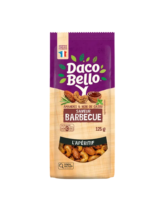 daco-bello-mix-amandes-cajou-saveur-bbq-125-g-fum image 1