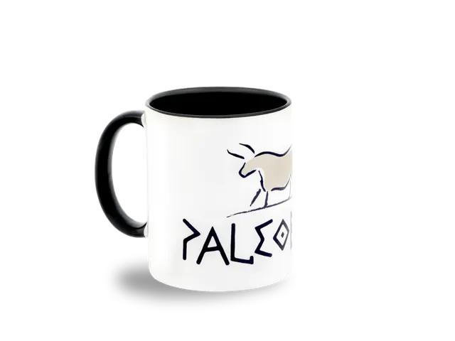paleobull-taza-mug-noir-tasse-caf-logo image 1