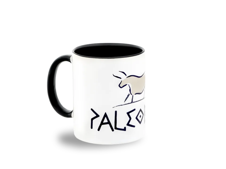 paleobull-taza-mug-noir-tasse-caf-logo image 1