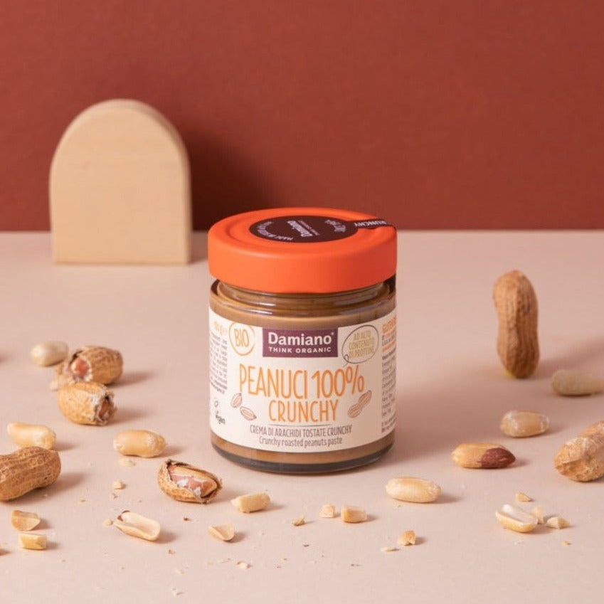 damiano-peanuci-100-cr-me-cacahu-te-crunchy-bio-pot-180g image 1