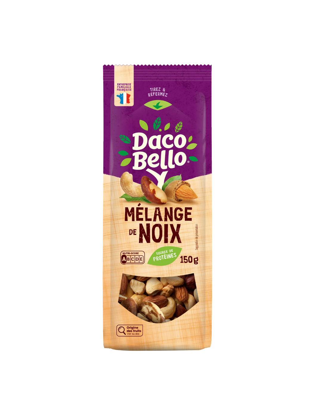daco-bello-mix-m-lange-de-noix-nature-150g-sans-sel image 1
